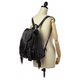 Yves Saint Laurent Vintage - Festival Leather Backpack - Black - Leather Backpack - Luxury High Quality