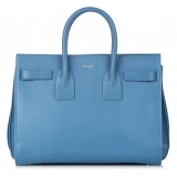 Yves Saint Laurent Vintage - Sac De Jour Leather Satchel - Azzurro - Borsa in Pelle - Alta Qualità Luxury