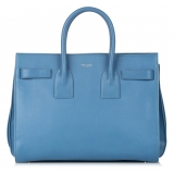 Yves Saint Laurent Vintage - Sac De Jour Leather Satchel - Light Blue - Leather Handbag - Luxury High Quality