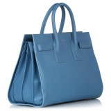 Yves Saint Laurent Vintage - Sac De Jour Leather Satchel - Azzurro - Borsa in Pelle - Alta Qualità Luxury