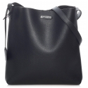 Yves Saint Laurent Vintage - Calf Leather Crossbody Bag - Black - Leather Handbag - Luxury High Quality