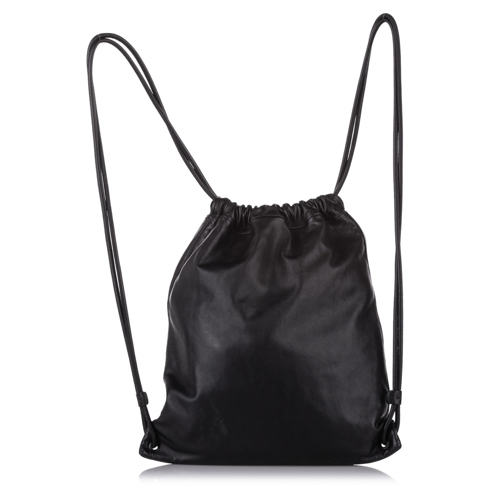 Yves Saint Laurent Vintage - Teddy Drawstring Leather Backpack