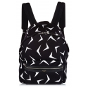 Yves Saint Laurent Vintage - Boomerang Printed Canvas Backpack - Black - Leather Backpack - Luxury High Quality