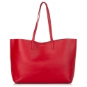 Yves Saint Laurent Vintage - EastWest Leather Tote Bag - Red - Leather Handbag - Luxury High Quality