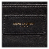 Yves Saint Laurent Vintage - Classic Baby Duffle Leather Satchel - Nero - Borsa in Pelle - Alta Qualità Luxury
