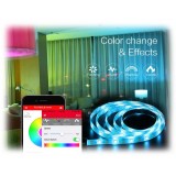 MiPow - PlayBulb Comet - Striscia di Luci Decorative Smart Led a Colori Bluetooth - Illuminazione Decorativa Smart Home - 2 mt
