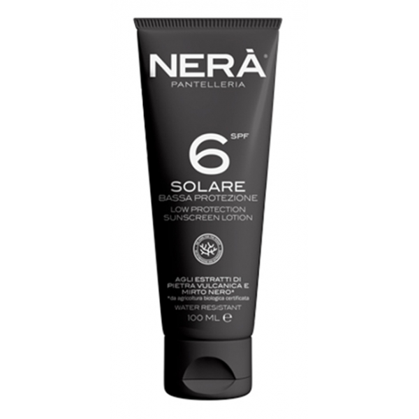 Nerà Pantelleria - Sun Cream Low Protection - SPF 6 + UVA and UVB Filters - Face & Body - Professional Cosmetics