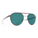 Mykita - Bradley - NO1 - Mole Grey Indigo Ocean Blue - Metal Collection - Sunglasses - Mykita Eyewear