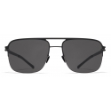 Mykita - Colby - Decades - Matte silver Jet Black Dark Grey - Metal Collection - Sunglasses - Mykita Eyewear