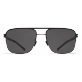 Mykita - Colby - Decades - Matte silver Jet Black Dark Grey - Metal Collection - Sunglasses - Mykita Eyewear