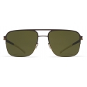 Mykita - Colby - Decades - Gold Dark Brown Green - Metal Collection - Sunglasses - Mykita Eyewear