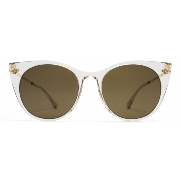 Mykita - Desna - Lite - Champagne Glossy Gold Brown - Acetate & Stainless Steel Collection - Sunglasses - Mykita Eyewear
