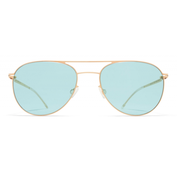 Mykita - Niken - Lite - Champagne Gold Jelly Green - Metal Collection - Sunglasses - Mykita Eyewear