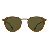 Mykita - Paulson - Lite - Shiny Graphite Brown Green - Acetate & Stainless Steel Collection - Sunglasses - Mykita Eyewear