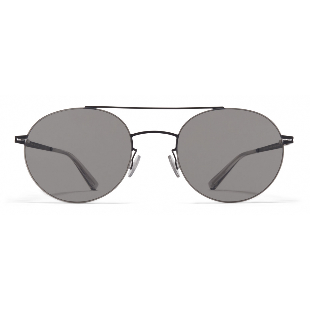 Mykita - Tomi - Lessrim - Silver Black Grey - Metal Collection ...