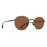 Mykita - Wataru - Lessrim - Black Brown - Metal Collection - Sunglasses - Mykita Eyewear