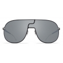 Mykita - Studio 12.1 - Mykita Studio - Jet Black Silver Flash - Metal Collection - Sunglasses - Mykita Eyewear