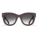 Mykita - Dew - Mykita Mylon - Ebony Brown Mole Grey Black - Mylon Collection - Sunglasses - Mykita Eyewear
