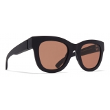 Mykita - Dew - Mykita Mylon - Pitch Black Cruxite Brown - Mylon Collection - Sunglasses - Mykita Eyewear