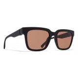 Mykita - Dusk - Mykita Mylon - Pitch Black Cruxite Brown - Mylon Collection - Sunglasses - Mykita Eyewear