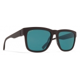 Mykita - Wave - Mykita Mylon - Ebony Brown Ocean Blue - Mylon Collection - Sunglasses - Mykita Eyewear