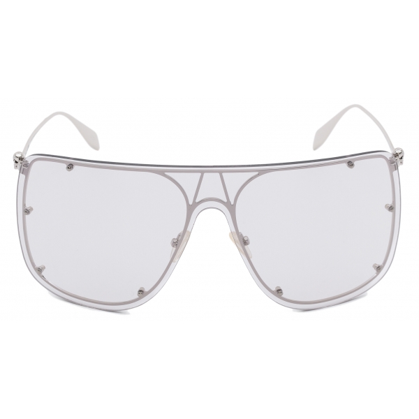 サングラス ALEXANDER MCQUEEN Woman Sunglasses White AM0434S 005 Alexander McQueen AM0433S 005 Sunglasses - US