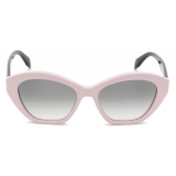Alexander McQueen - Women's Selvedge Cat-Eye Sunglasses - Pink - Alexander McQueen Eyewear