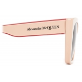 Alexander McQueen - Occhiali da Sole Cat Eye Selvedge da Donna - Rosa - Alexander McQueen Eyewear