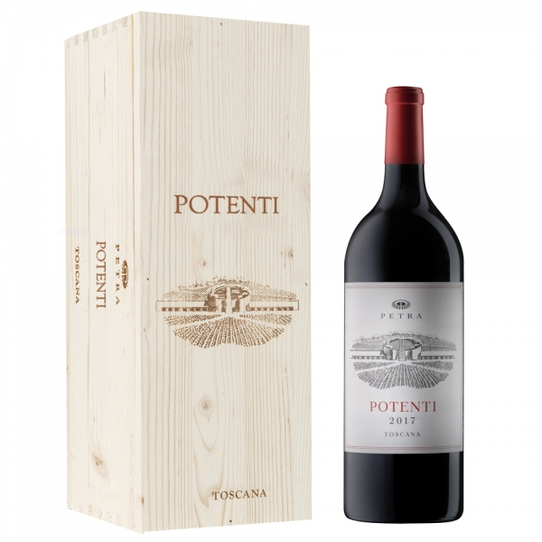 Petra - Potenti - D.O.C.G. - Magnum - Wooden Box - Red Wines - Luxury Limited Edition - 1,5 l