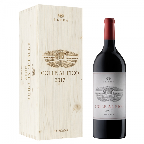Petra - Colle al Fico - D.O.C.G. - Magnum - Cassa Legno - Vini Rossi - Luxury Limited Edition - 1,5 l