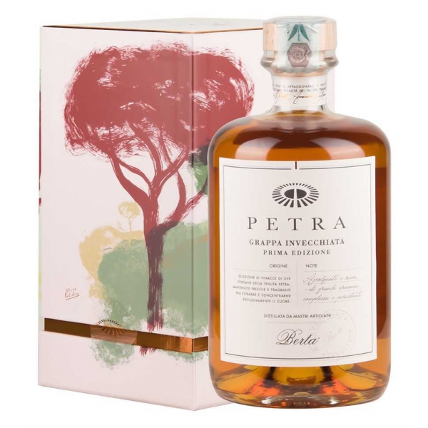 Petra - Grappa Invecchiata Petra - Prima Edizione - Luquori e Distillati - Luxury Limited Edition - 750 ml