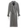 La Rando - Berisso Trench - Soft Lambskin - Grey - Artisan Jacket - Luxury High Quality Leather