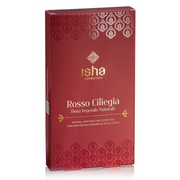Isha Cosmetics - Hennè Rosso Ciliegia - Tinta Vegetale Naturale - Naturale - Vegetale - Sapone Esclusivo Biologico