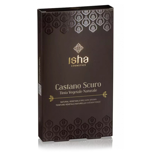 Isha Cosmetics - Dark brown - Natural Hair Dye - Organic - Natural - Vegetable Exclusive Soap
