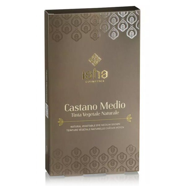 Isha Cosmetics - Medium Brown - Natural Hair Dye - Organic - Natural - Vegetable Exclusive Soap