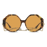 Versace - Sunglasses Greca - Gold Black - Sunglasses - Versace Eyewear
