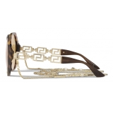 Versace - Occhiale da Sole Greca - Oro Nero - Occhiali da Sole - Versace Eyewear