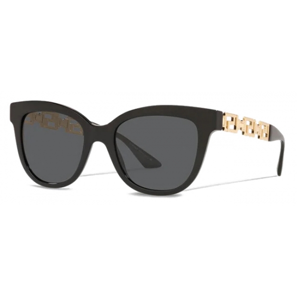 Versace - Sunglasses Greca Additional Fit - Black Gold - Sunglasses - Versace Eyewear
