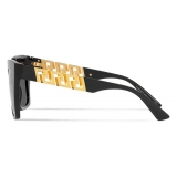 Versace - Occhiale da Sole La Greca - Nero Oro - Occhiali da Sole - Versace Eyewear
