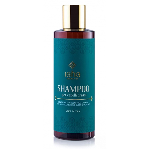 Isha Cosmetics - Shampoo per Capelli Grassi - Naturale - Vegetale - Sapone Esclusivo Biologico