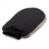 Isha Cosmetics - Guanto Esfoliante in Cotone Filo d’Argento Nero - Naturale - Vegetale - Sapone Esclusivo Biologico