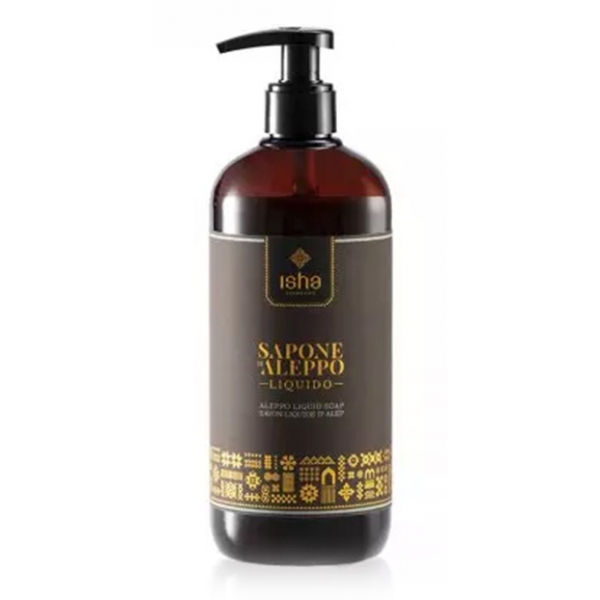 Isha Cosmetics - Aleppo Liquid Soap 25% Laurel Oil - 500 ml - Organic - Natural - Vegetable Exclusive Soap