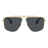 Versace - Occhiale da Sole Medusa Focus - Oro Grigio Scuro - Occhiali da Sole - Versace Eyewear