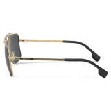 Versace - Occhiale da Sole Medusa Focus - Oro Grigio Scuro - Occhiali da Sole - Versace Eyewear