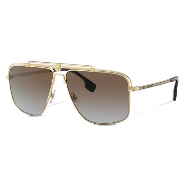 Versace - Sunglasses Medusa Focus - Gold Brown - Sunglasses - Versace Eyewear