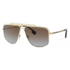 Versace - Occhiale da Sole Medusa Focus - Oro Marrone - Occhiali da Sole - Versace Eyewear