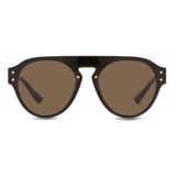 Versace - Sunglasses La Greca - Brown Gold - Sunglasses - Versace Eyewear