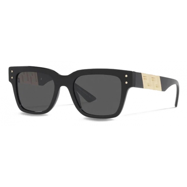 Versace - Sunglasses La Greca Alternative Fit - Black Gold - Sunglasses - Versace Eyewear