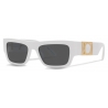 Versace - Sunglasses Medusa Biggie Butterfly - White - Sunglasses - Versace Eyewear