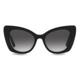 Dolce & Gabbana - DG Crossed Sunglasses - Black - Dolce & Gabbana Eyewear